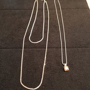 Silver Necklaces (sold as one group)